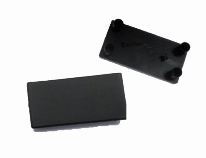 Täcker 45x90 Grå, för 45x90 Typ O slits 8 profiler i PA-plast