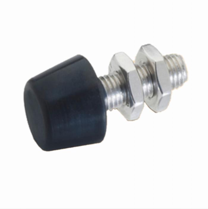 Clamping bolts with rubber pressure pad GN 708.1-M8