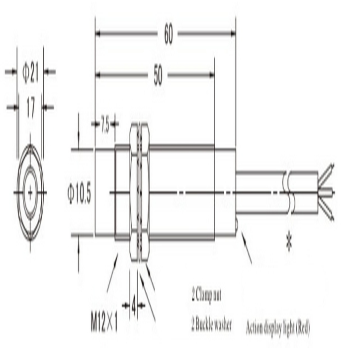 Närhetssensor 6-36VDC