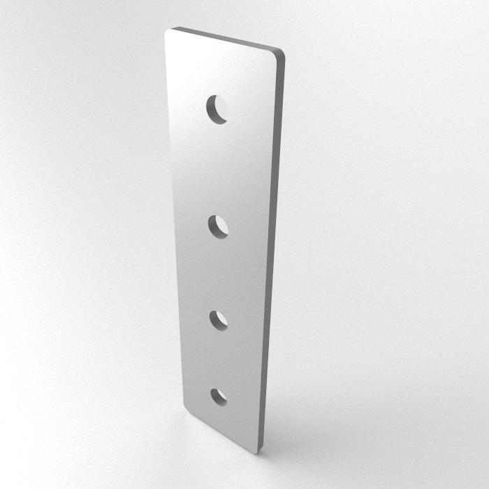 Koppling plaat 30x120, Laser cut
