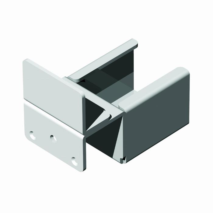 Roller mountings bracket with stop