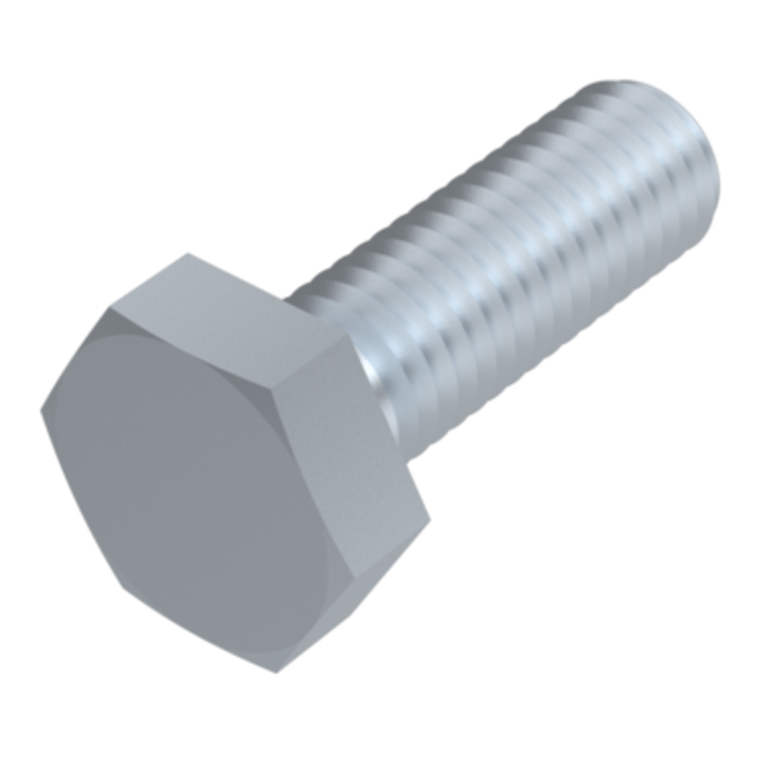 Sexkantsskruv DIN EN ISO 933 rostfritt stål