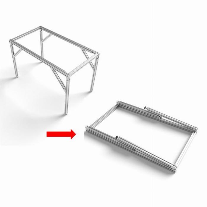 Fällbar bordskonfigurator